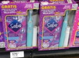 Nuevas promociones Saba: Cepillo de dientes eléctrico Hello Kitty o espejo Rongrong gratis en empaques marcados