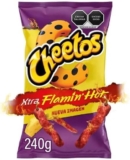 Botana Sabritas Cheetos Xtra Flamin Hot bolsa grande 240 g bajan a un super precio