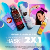 En Sally 2×1 en Shampoos, Acondicionadores, Abrillantadores y Tratamientos de la marca Hask