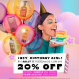 Cupón Sally Beauty de 20% de descuento adicional el mes de tu cumpleaños
