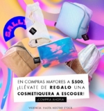 En Sally llévate una cosmetiquera a elección de regalo en compras a partir de $500