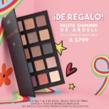 Promoción Sally: Compra $799 o más y llévate de regalo una paleta Shimmer de Ardell