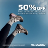 Promo Salomon: Segundo a mitad de precio
