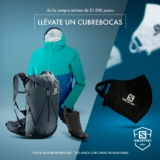 Cubrebocas Gratis en compras de $1,000 o más en productos Salomon