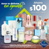 En Sams Club $100 de descuento en fragancias del 10 al 14 de febrero