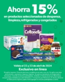 En Sam’s Club 15% de descuento en abarrotes y despensa seleccionados