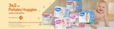3×2 en pañales Huggies en Sam’s Club