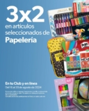 3×2 en papelería en Sam’s Club ahora hasta el 20 de agosto