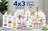 4×3 en productos Dove en Sams Club