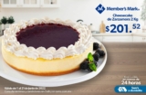 En Sam’s Club Cheesecake de Zarzamora de 2 kilos a $201.52