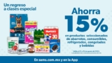 Promoción Sam’s Club Regreso a Clases: 15% de descuento en seleccionados de abarrotes en tienda online