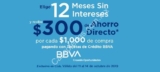 Promoción Sams Club BBVA Bancomer: $300 de descuento por cada $1,000 de compra + 12 MSI este fin de semana