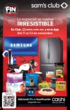 Folleto cuponera Sam’s Club Fin Irresistible 2022 del 11 al 23 de noviembre