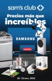 Folleto cuponera Sam’s Club Pre Hot Sale 2022 del 20 al 22 de mayo