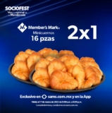 Sam’s Club Horas Extraordinarias SocioFest 17 de marzo: 2×1 en mini cuernitos y más