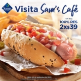 Promoción Sams Club Sams Café: 2 hot dogs a sólo $39 por pocos días