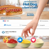 En Sam’s Club llévate 2 hot dogs jumbo por $60