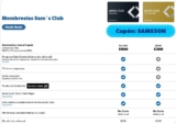 Membresías participantes a mitad de precio en Sam’s Club del 15 al 19 de octubre