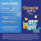 Promo Sams Club y Nestlé Baby & Me: acumula puntos y canjea artículos para tu bebé en descubriendojuntos.com