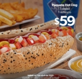 Promoción Sams Cafe: Hot Dog + papas + refresco por $59
