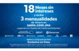 Venta Única Día del Padre Sam’s Club: 18 meses sin intereses + 3 de bonificación y más