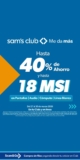 Venta Única Sam’s Club: hasta 40% de descuento y hasta 18 meses sin intereses