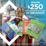 En Sams Club $250 de descuento por cada $1,000 de compra en videojuegos