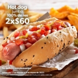 En Sam’s Café llévate 2 hot dogs jumbo por $60