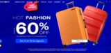 Samsonite Hot Fashion 2025: Hasta 60% de descuento + hasta 12 msi