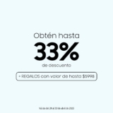 Samsung Galaxy Week 2023: hasta 33% de descuento en dispositivos Galaxy + regalos
