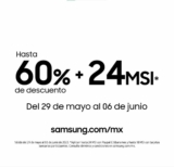 Samsung Hot Sale 2023: hasta 60% de descuento + 24 msi + regalos