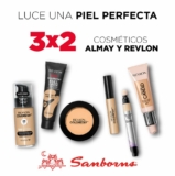 3×2 en cosméticos Revlon y Almay en Sanborns hasta hoy