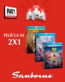 2×1 en películas en el Buen Fin de Sanborns