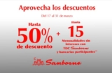 Descuentos Sanborns: Hasta 50% de descuento + hasta 15 msi