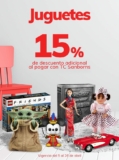 Promo Sanborns Día del Niño: 15% de descuento adicional en todos los juguetes