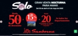Venta Nocturna Sanborns para Mamá: Hasta 50% de descuento ó hasta 20 msi