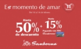 Venta de San Valentín Sanborns: hasta 50% de descuento + hasta 15% adicional