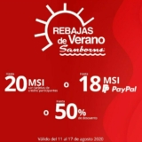 Venta de Verano Sanborns: hasta 50% de descuento o 20 MSI