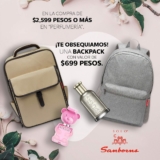 En Sanborns llévate una mochila con valor de $699 en compras de $2,599 o más en perfumería