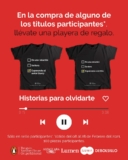 Compra libros participantes y llévate una playera de regalo en Sanborns