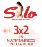 En Sanborns 3×2 en multivitamínicos para mujer solo hoy 10 de mayo Día de las Madres