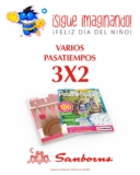 En Sanborns 3×2 en revistas de pasatiempos por el Día del Niño