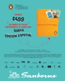 En Sanborns compra $499 en libros participantes y llévate una toalla Penguin edición especial