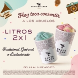 Promoción Santa Clara Día de los Abuelos: 2×1 en litros de helado este fin de semana
