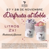2×1 en litros de Helado en Santa Clara hoy por Black Friday