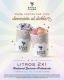 2×1 en litros de helado en Santa Clara del 14 al 17 de noviembre 2025