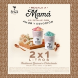 Promo Santa Clara Día de las Madres: 2×1 en litros de helado