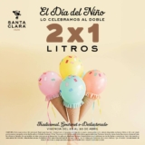 Promoción Santa Clara Día del Niño: 2×1 en litros de helado
