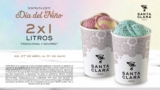 Promoción Santa Clara Día del Niño: 2×1 en litros de helado del 27 de abril al 1 de mayo