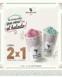 Promoción Santa Clara Mes Patrio: 2×1 en litros de helado del 14 al 17 de septiembre